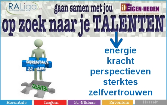 OP ZOEK NAAR JE TALENTEN - workshop Hasselt